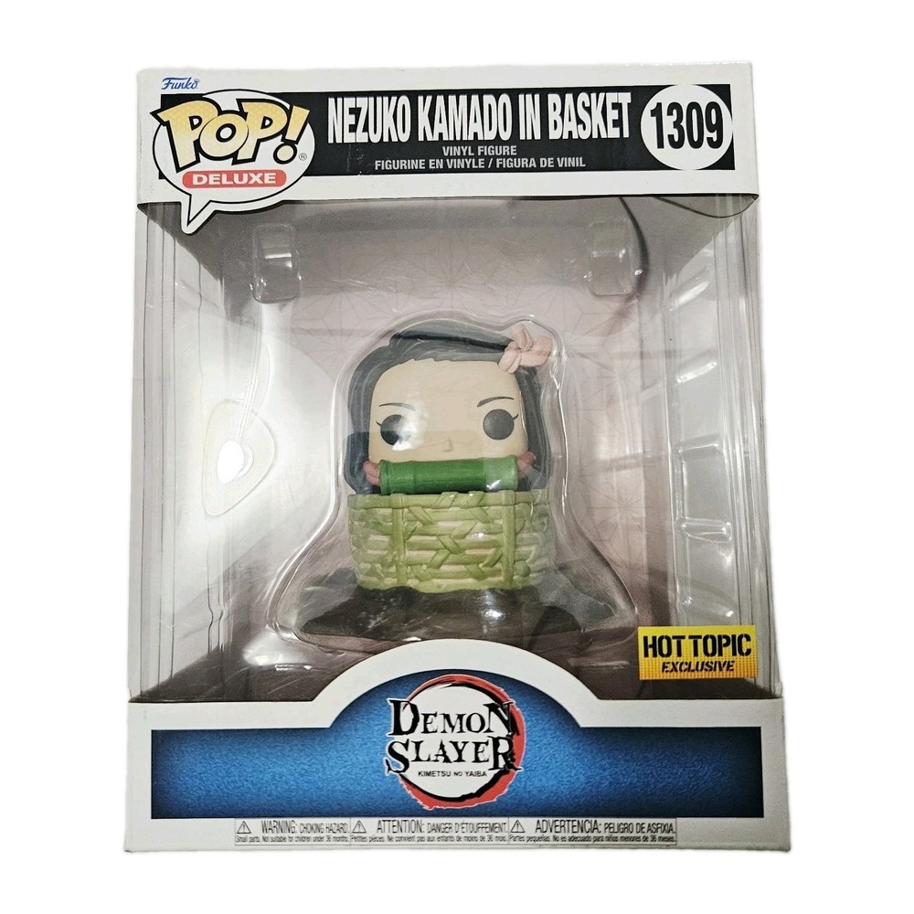 FUNKO POP! Nezuko Kamado In Basket #1309, Demon Slayer, GameStop Exclusive, MINT